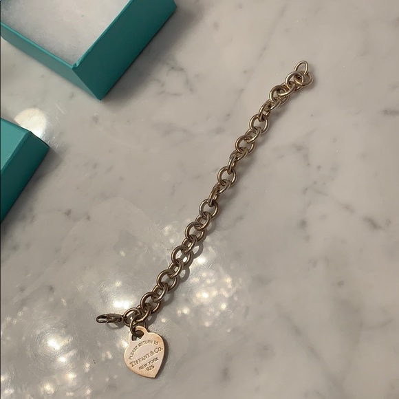 Tiffany & Co Heart Tag Charm Bracelet - Picture 3 of 3